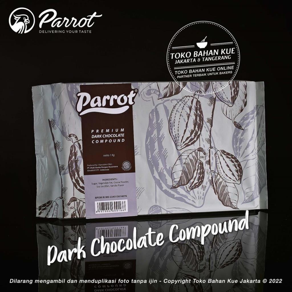 Jual Parrot Dark Batang Cokelat 166gr Premium Chocolate Compound Coklat Shopee Indonesia 6966