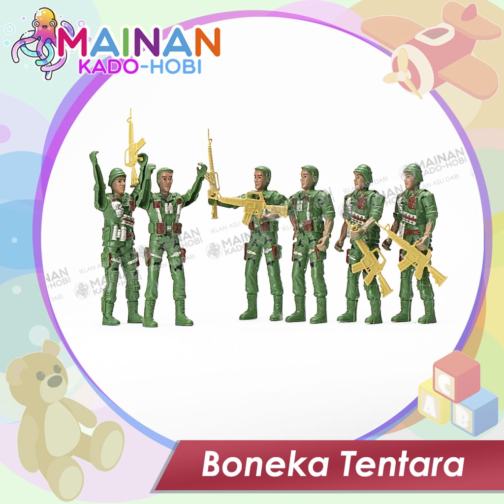 MAINAN ANAK TENTARA MILITER SOLDIERS ARMY TOYS
