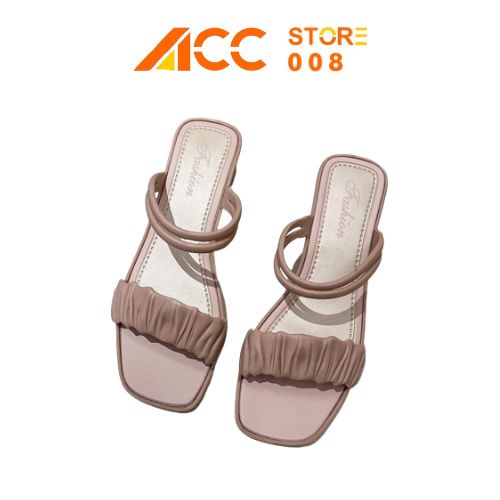 Sandal Heels Karet Wanita 3cm EF40 High Quality Anti Slip Sandal Wanita Wedges Jelly Real Pict ACC