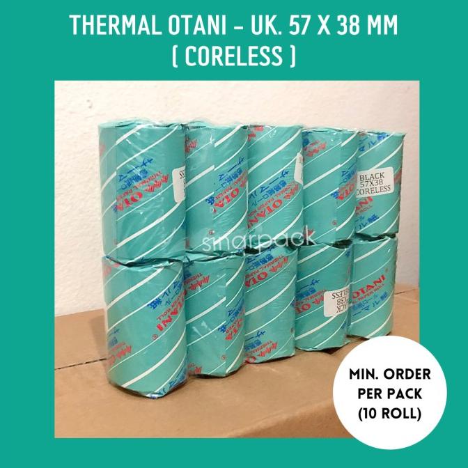 

KERTAS STRUK KASIR THERMAL OTANI 57X38 57 X 38 / KERTAS STRUK EDC