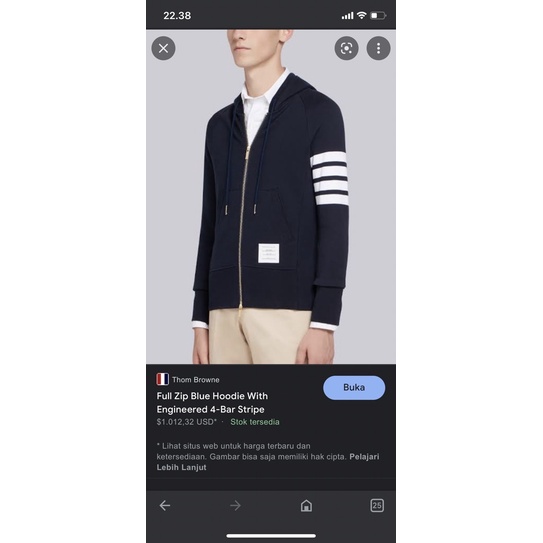 Thom Browne Zip Hoodie second