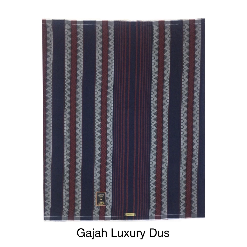 Grosir 10pc - Sarung Tenun Gajah Luxury Dus