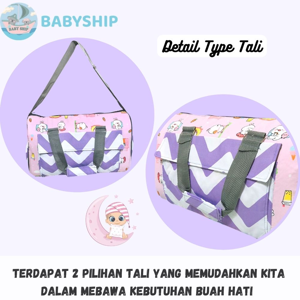 Tas  Bayi Multifungsi / Tas Perlengkapan Bayi / Diaper Bag Ukuran Medium [ Merk BabyShip ]