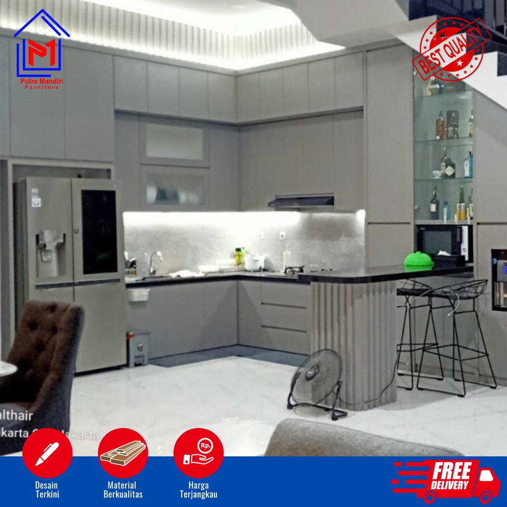 Kitchen Set HPL custom Modern