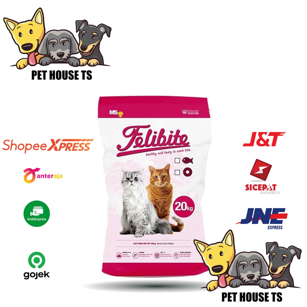MAKANAN KUCING FELIBITE 20KG CAT DRY FOOD PELET MAKAN PAKAN KERING