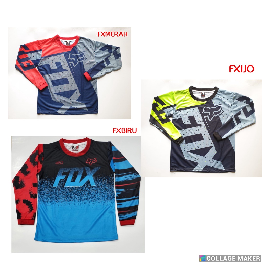 ATASAN KAOS JERSEY SEPEDA MOTOR CROSS ANAK