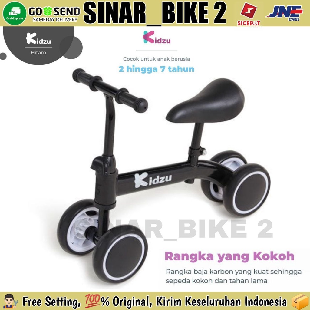 Balance Bike Sepeda Keseimbangan Anak KIDZU &amp; ET 2008