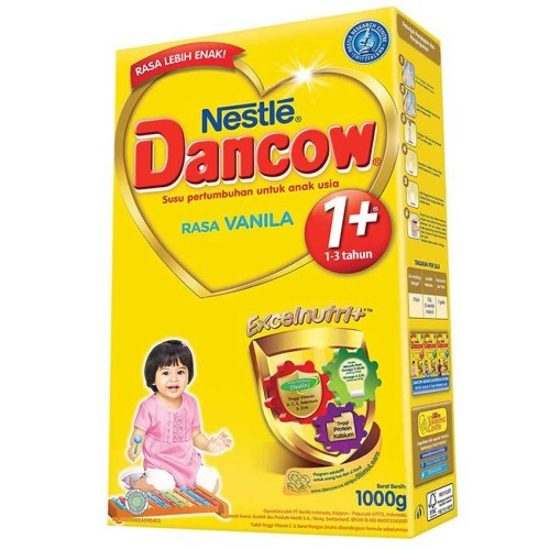 Dancow 1+ Madu/Vanila 1000gr - Susu Anak 1-3 Tahun