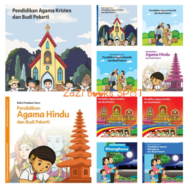 

BUKU KURMER SD KELAS 4 : AGAMA KRISTEN, KATOLIK, HINDU, BUDDHA, KHONGHUCU