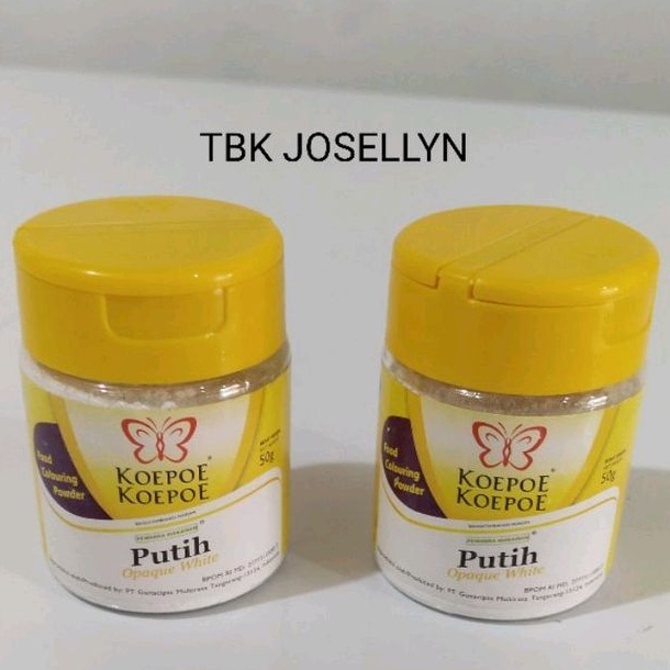 

Opaque white/ putih kupu2 50 gr