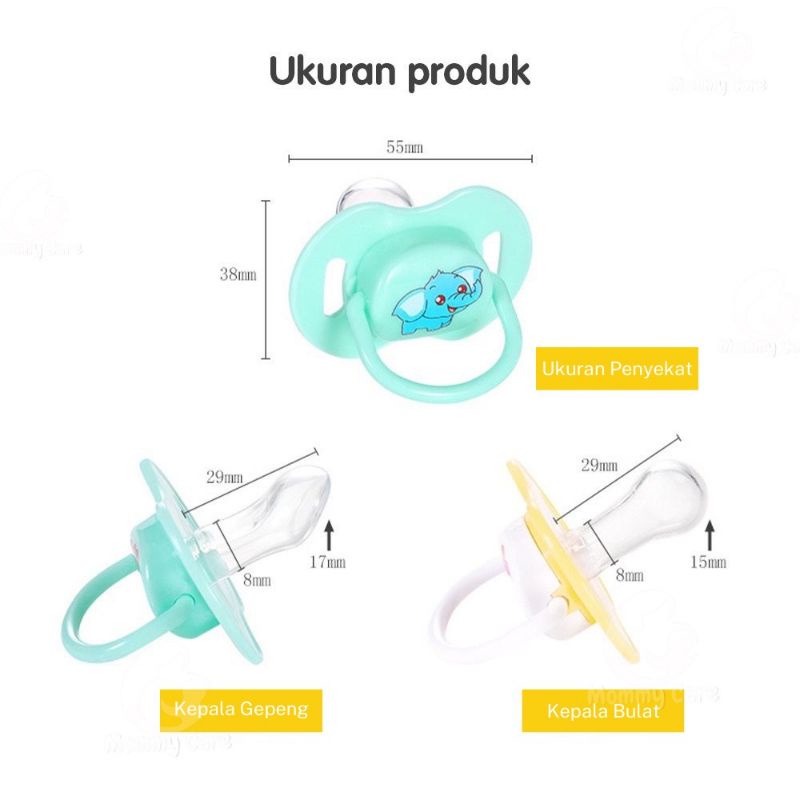 Makassar !Compeng Empeng Bayi dan | Dot Bayi Bulat / Datar | Baby Pacifier / Soother