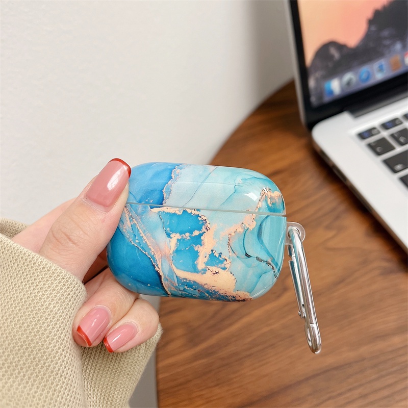 Dreamy Case Mewah Lucu Untuk Apple AirPods 3rd Generation Case Untuk Airpods1 2 3 Case Untuk AirPods Pro Case Dengan Gantungan Kunci Glossy Shell