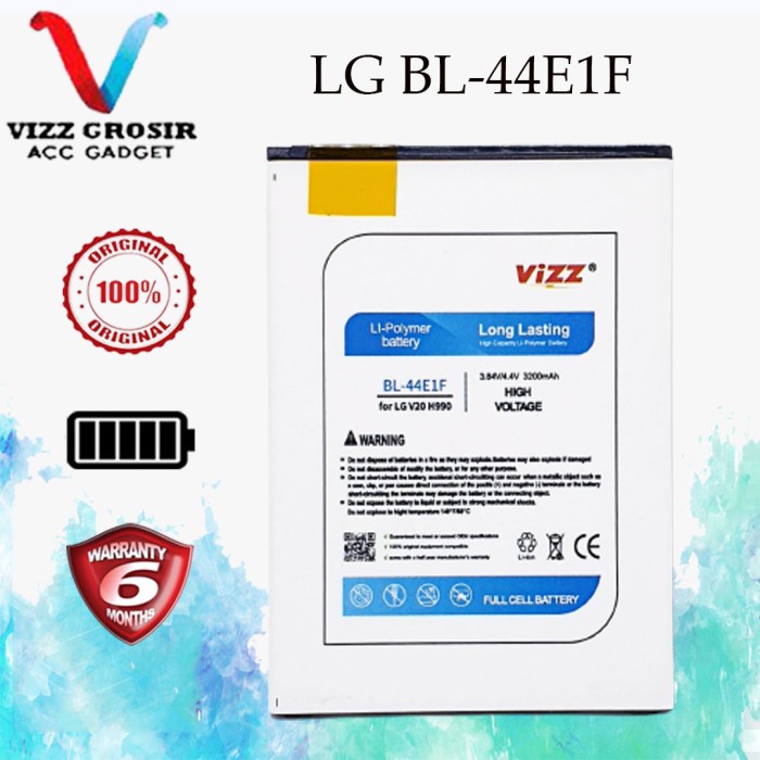 VIZZ BATERAI LG V20 BL44E1F VIZZ ORIGINAL