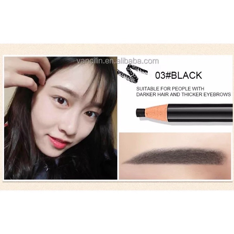 {Bisa kirim instant COD Medan Termurah} [READY] Pensil Alis Benang / Hengsi Eyebrow Pencil | Coklat | Hitam |PENSIL WATERPROOF UNTUK SULAM ALIS / SULAM BIBIR PENSIL SULAM RAUT / BENANG