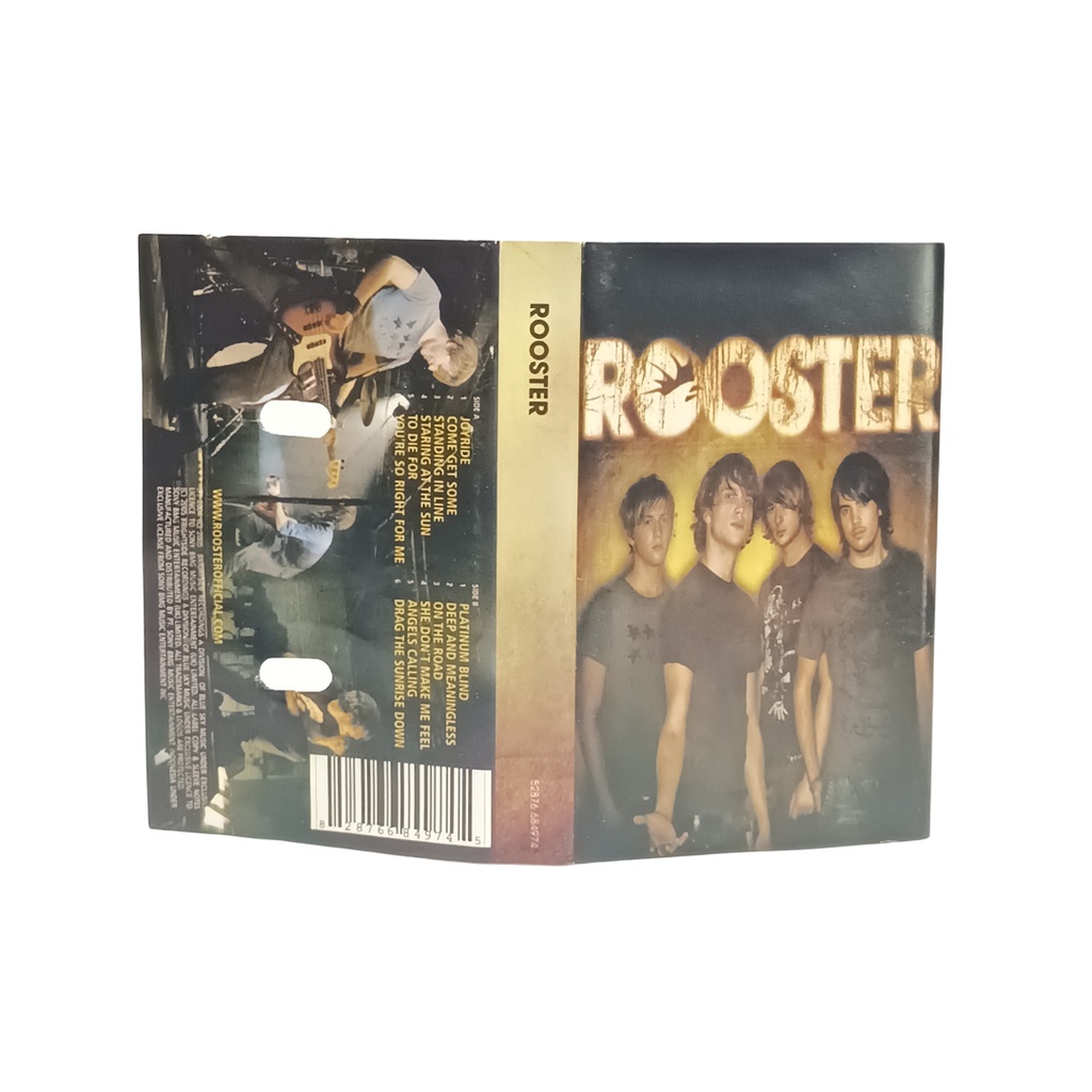 kaset tape pita Rooster open sealed
