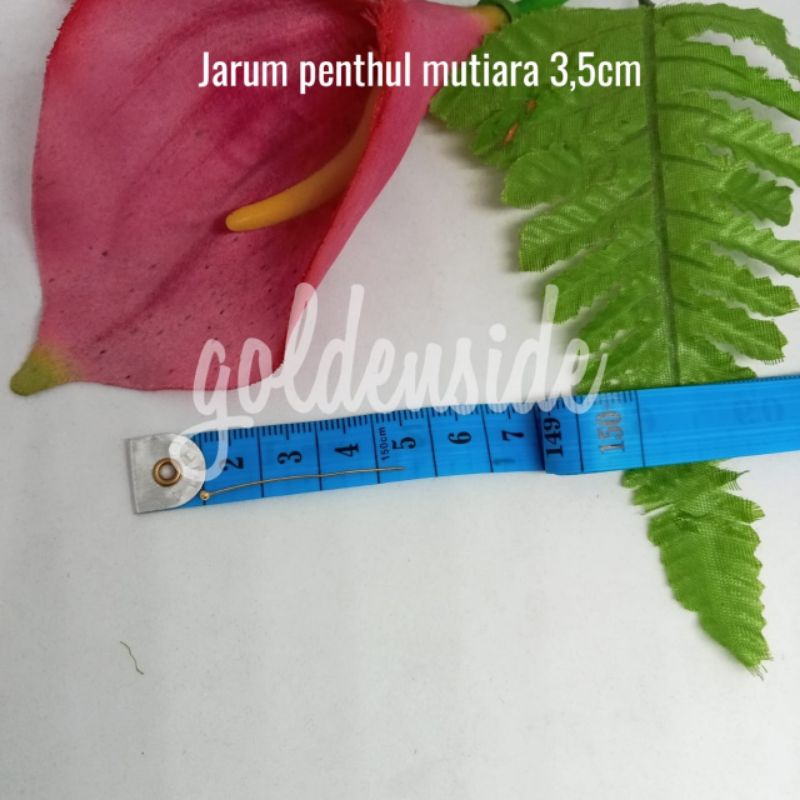 Paku pentul mutiara 3.5cm / Paku pentul aksesoris per bungkus