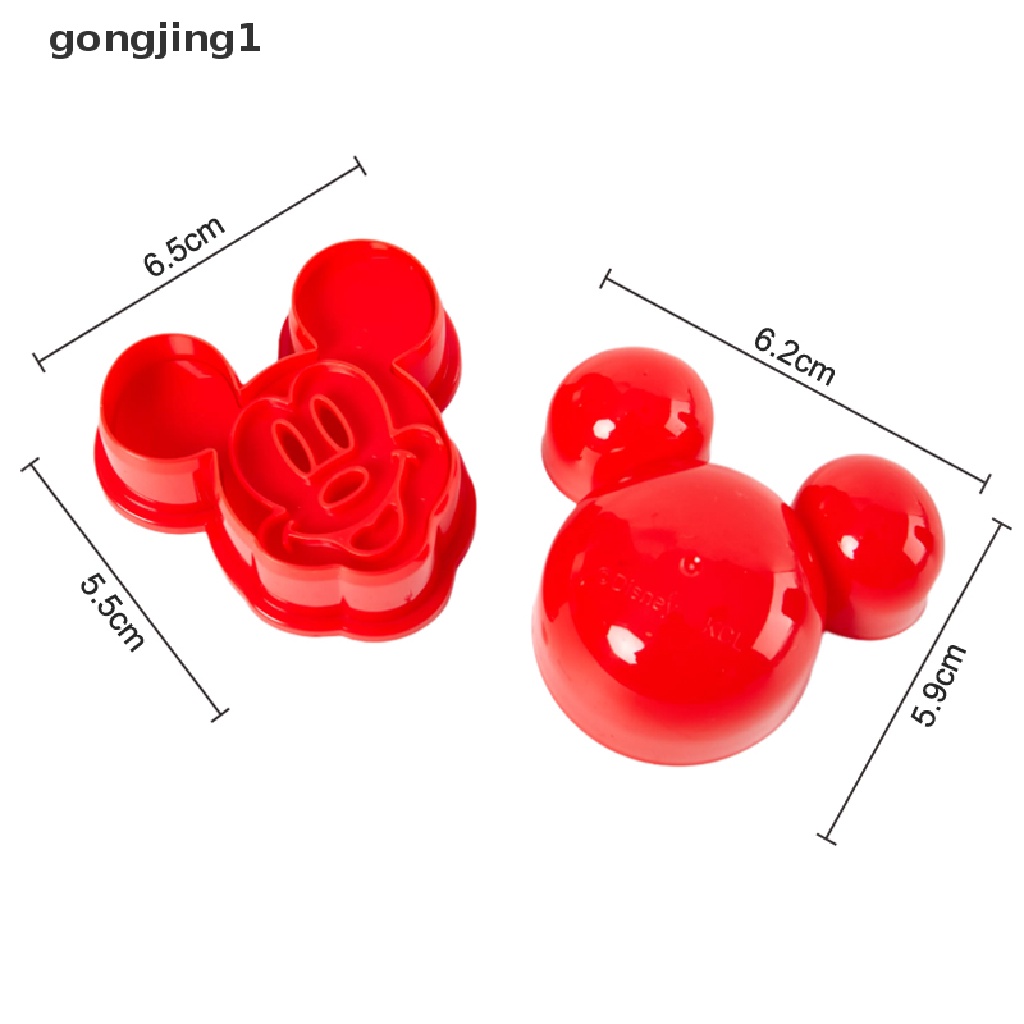 Ggg Disney Cetakan Kue Kartun Mickey Biskuit Nasi Bola Cetakan Perlengkapan Dapur Props ID