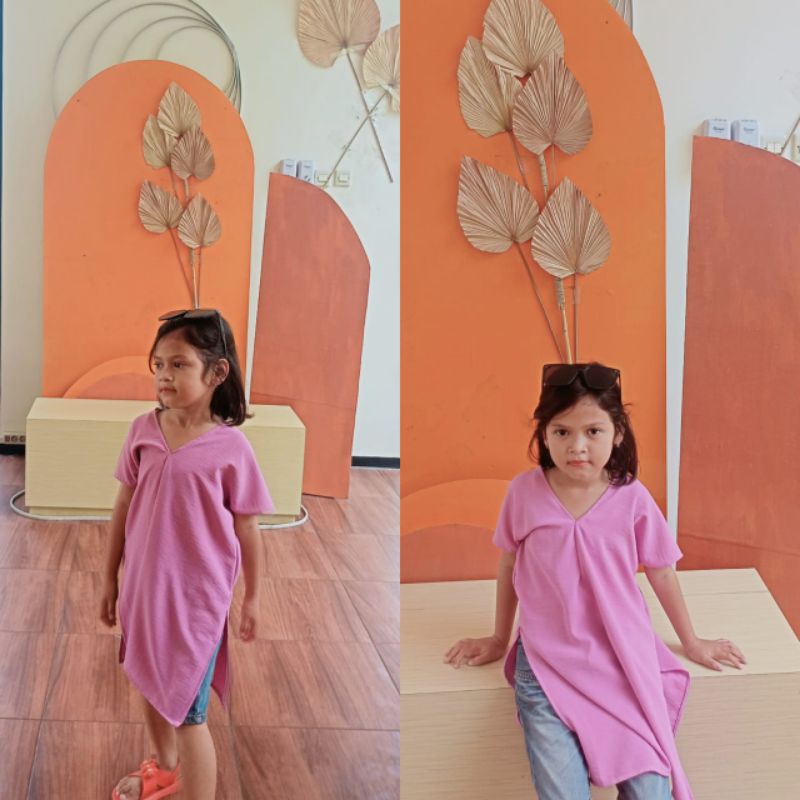 Baju anak Long square nagita air flow
