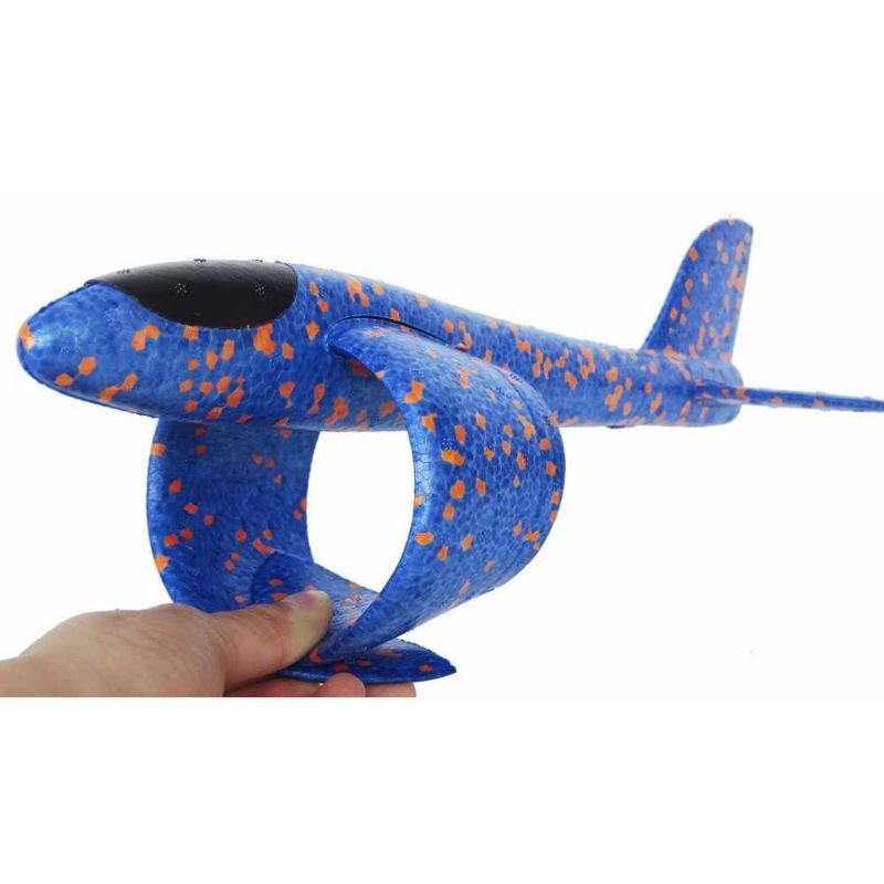 GOROCK Mainan Pesawat DIY Hand Throw Foam Aeroplane Flying Glider - TY0310 Kado Hadiah Present Anak