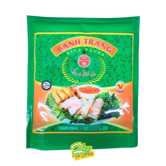 

Banh Trang Kulit Lumpia Rice Paper Squar / Rice Paper Kotak - 400 Gram