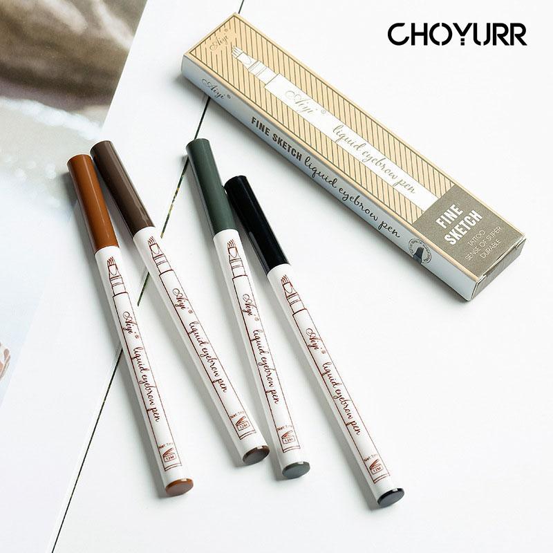 【COD】Eyebrow Pensil Alis Waterproof 4 Fork Tip Original Eyebrow Korea Pensil Alis Eyebrow Kosmetik Mata Pensil Alis Tahan Air Tahan Lama-CH