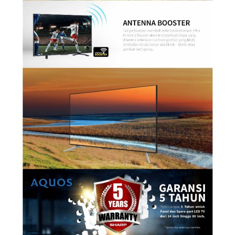 TV SHARP 24 Inch DIGITAL 2T-C24DC