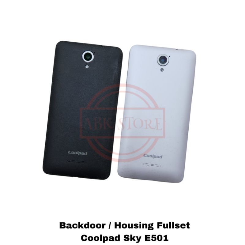 TUTUP BELAKANG BACKDOOR BACKCOVER BACK CASING COOLPAD SKY E501 HOUSING