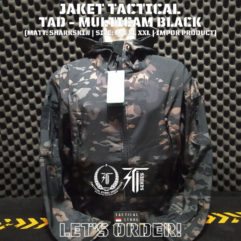 JACKET TAD TACTICAL IMPOR - MULTICAM BLACK