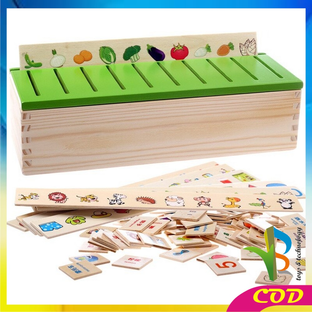 RB-M176 Mainan Anak Puzzle Kayu Mainan Edukasi Bergambar Montessori Toys / Puzzle Anak Wooden Toys