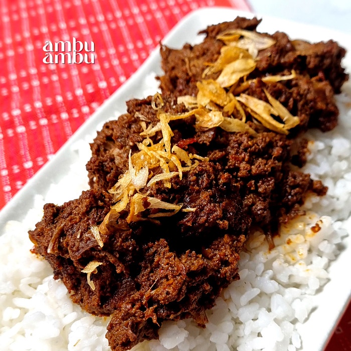 

⭐BISA COD⭐ Rendang Daging 300gr / 600gr - Ambu Ambu - 300 gram