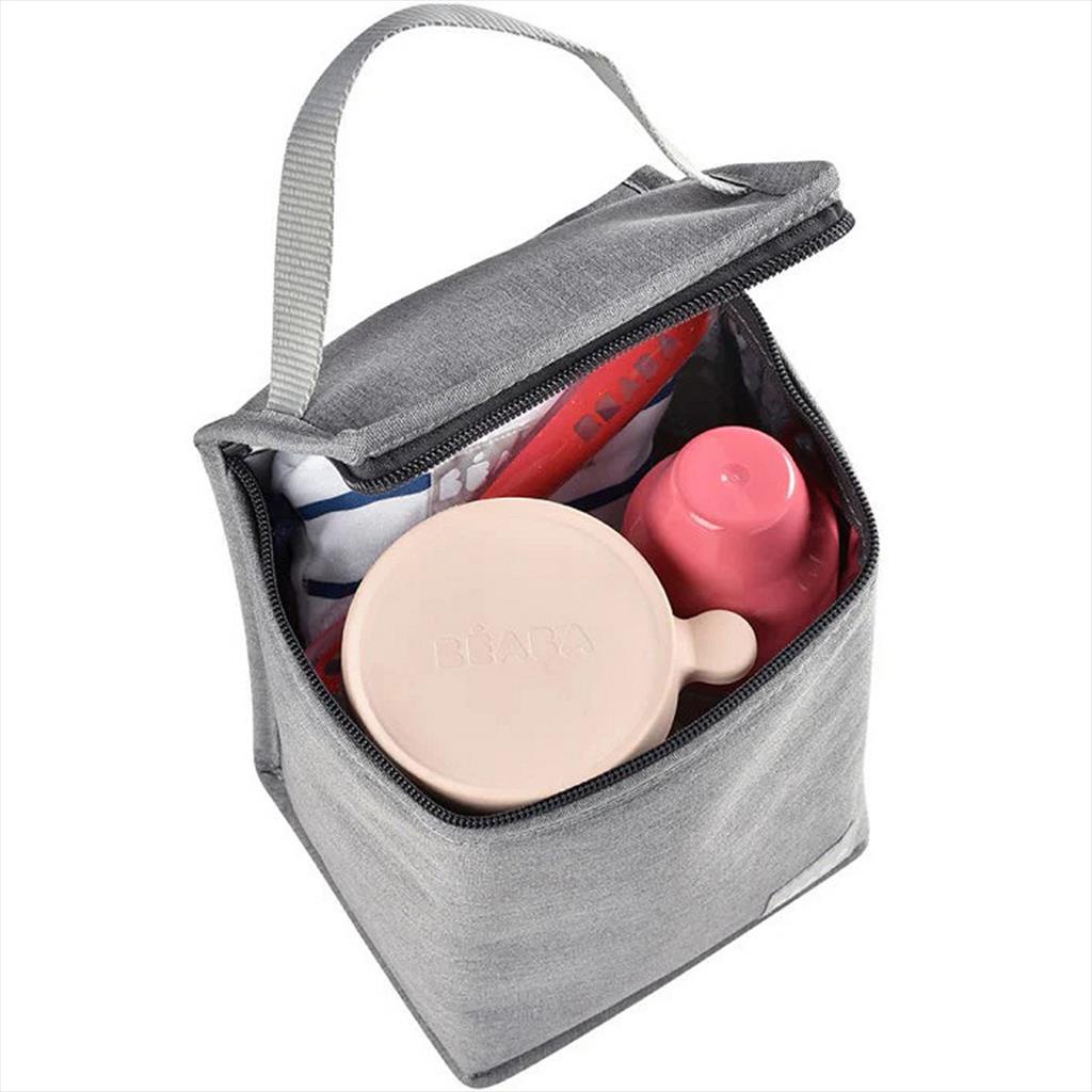 BEABA Isothermal Pouch Meal Bag Grey Tas Susu Bayi