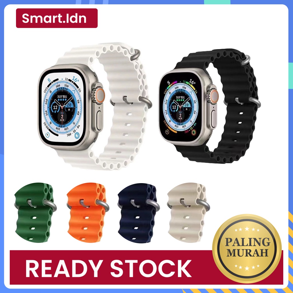 Apple watch 38mm 42mm Sports Band Ocean Tali Jam untuk Iwatch Strap Pengganti Model Terbaru