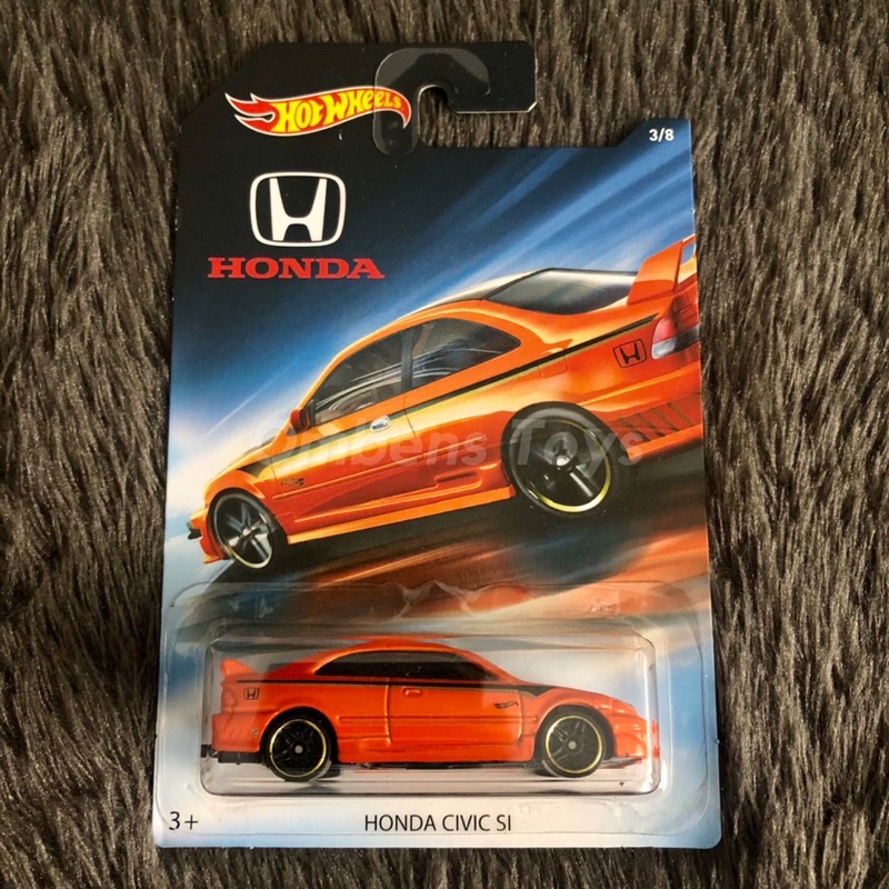 Hot Wheels 90 Honda Civic EF, Honda S2000, Honda Civic SI, Honda Odyssey, 1985 Honda CR-X, Honda Civic SI Biru, Honda Monkey Z50