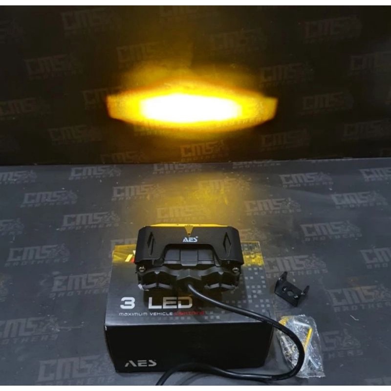 Lampu Laser Tembak LED MotorMerk AES
3Mata