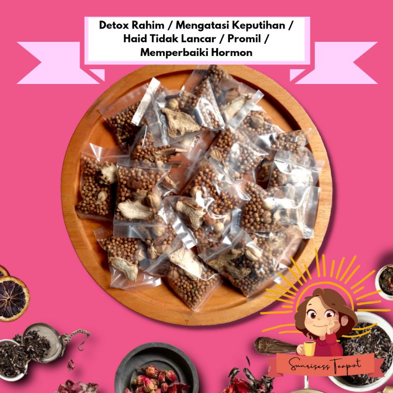 Detox Rahim Jsr - Paket Jsr - Ramuan Jsr - Promil By Sunrisess Teapot