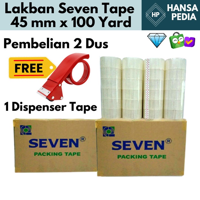 

Lakban Bening 45 mm x 100 Yard