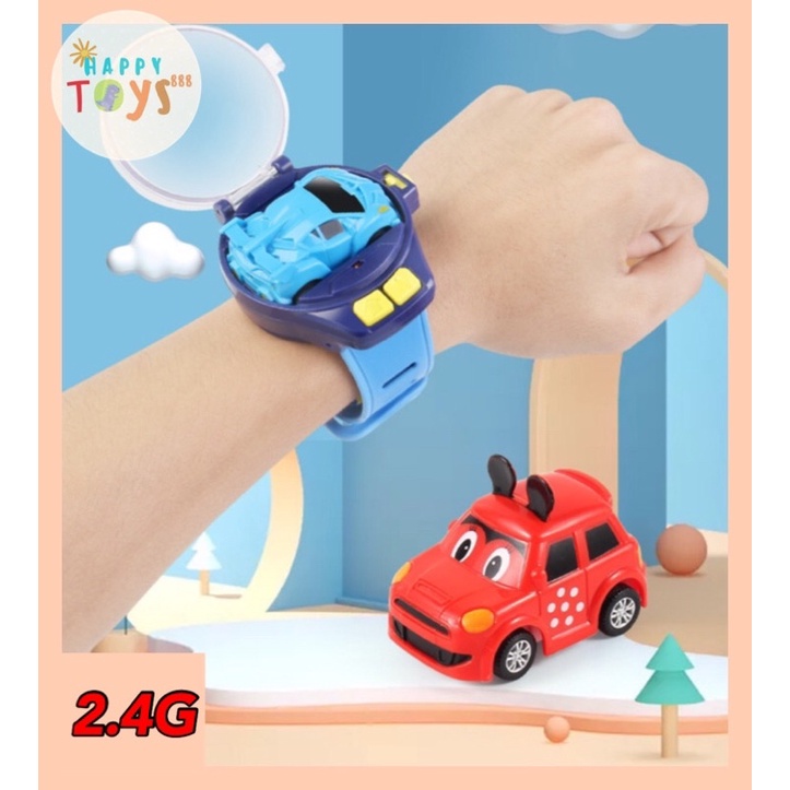 HAPPYTOYS.888 Mobil RC Jam Tangan / Remote Control Jam Tangan / Mini Cartoon Mobil Remote Control Ja
