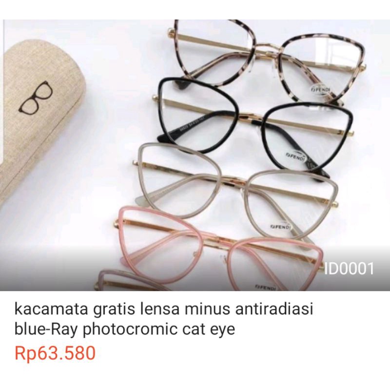 Frame Kacamata cat eyes