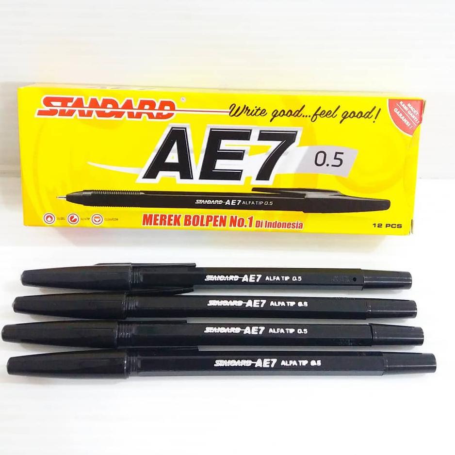 

ウ BOLPEN AE7 FINE 0.5 BLACK PACK 12PCS STANDARD / BOLPEN STANDARD ・