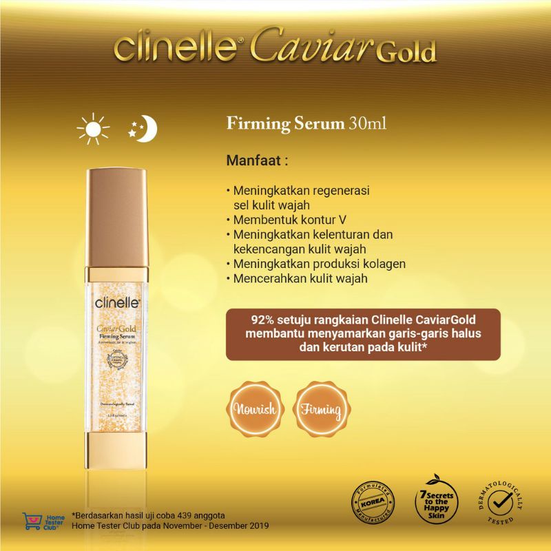 CLINELLE CaviarGold Firming Seurum - Face Serum Wajah