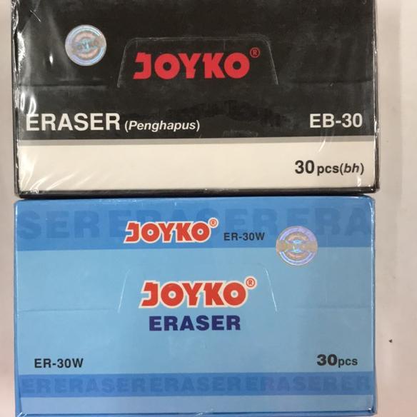 

Grosir Penghapus JOYKO panjang ER-30 E-B30 isi 30 pcs HITAM PUTIH