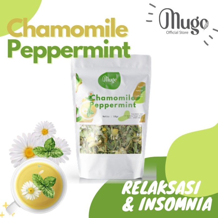 

Teh Bunga Chamomile Peppermint Mengatasi Insomnia dan kaya Antioksidan