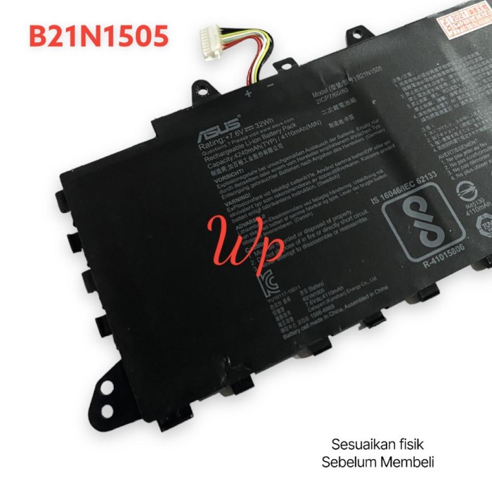 Baterai Laptop B21N1505 Asus E402 E402M E402NA E402MA E402S E502SA