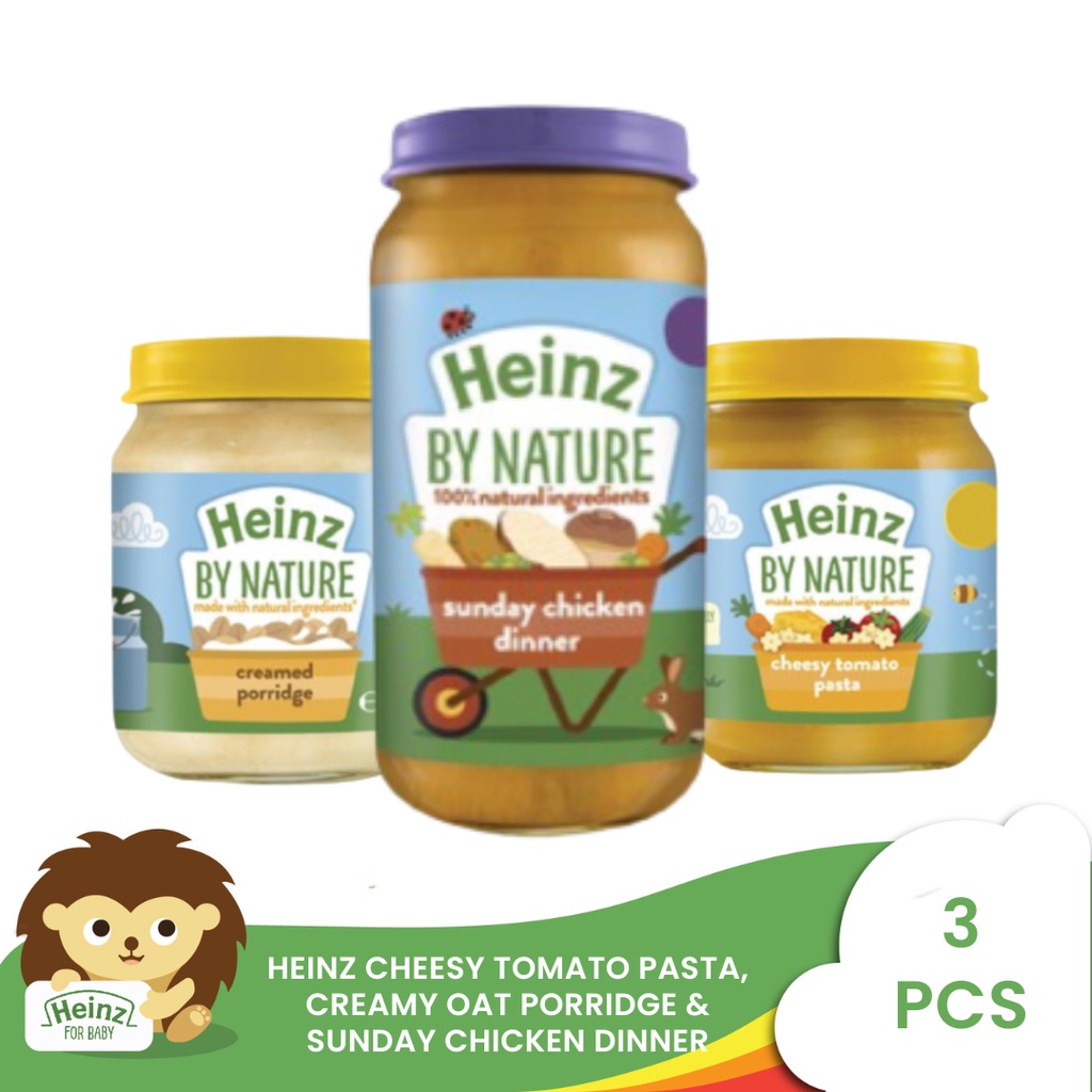 HEINZ Paket Cheesy Tomato, Sunday Chicken Dinner &amp; Creamy Porridge