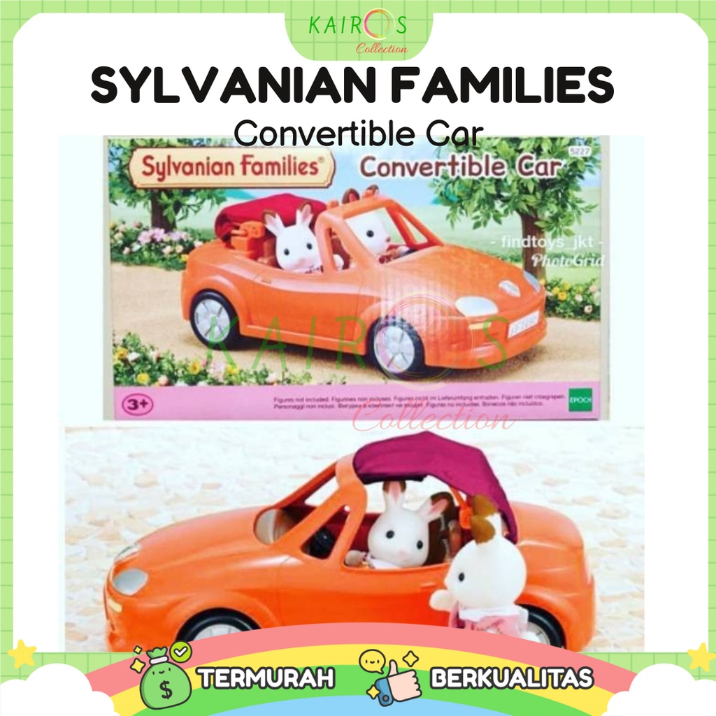 Mainan Koleksi Sylvanian Families Convertible Car