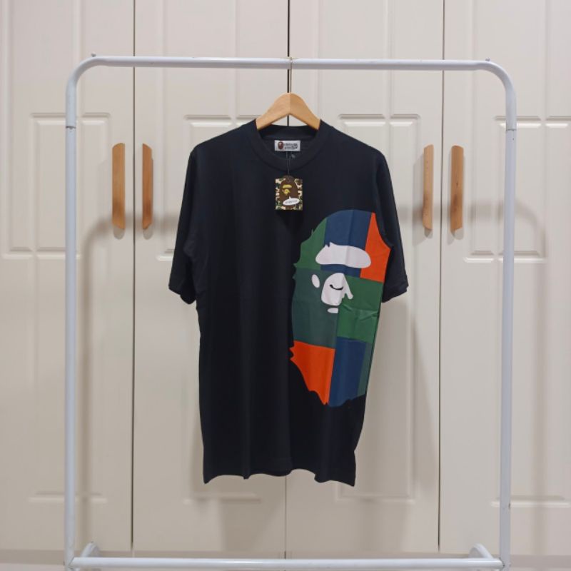 Kaos Baju BAPE Big Logo Monkey T shirt A Bathing Ape / Jual Kaos Baju T Shirt  Bape Premium Quality