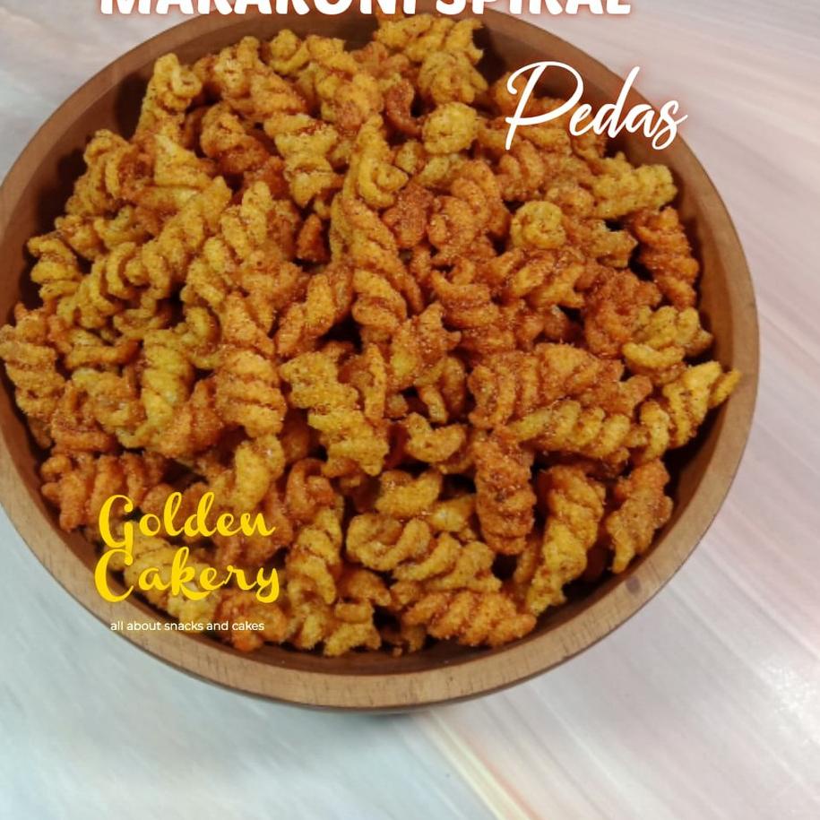 

[Original] Pasta Makaroni Spiral Viral Gurih Renyah - 500 GRAM