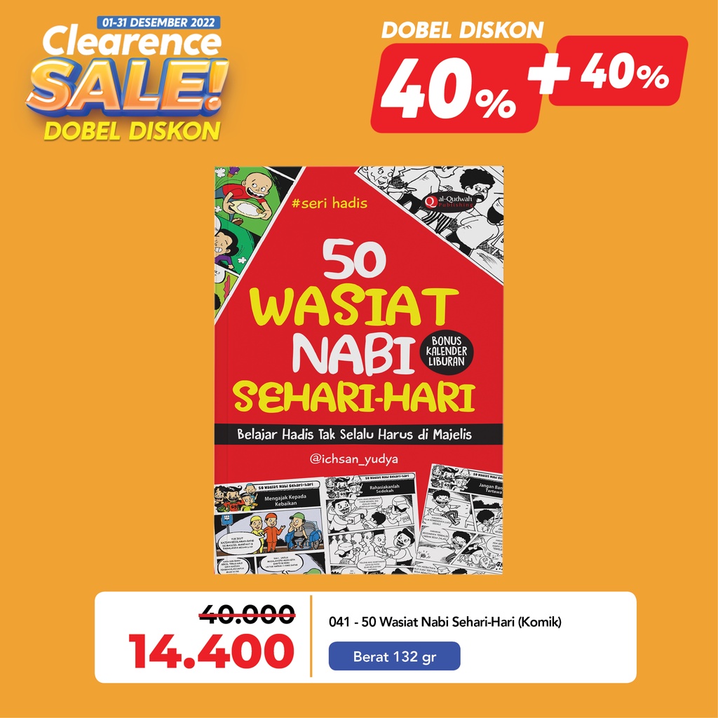 Bluescorner Books - ZiyadBooks - 50 Wasiat Nabi Sehari-Hari (Komik)