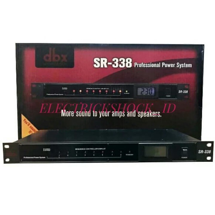 Power Sequencer Controller DBX SR 338 Power Distributor DBX SR338