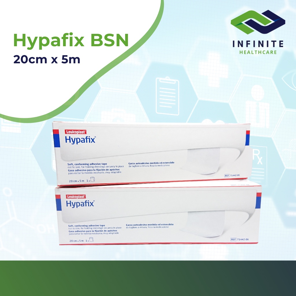 Hypafix 20cm x 5m BSN Plester Luka Non Woven Hypafix 20x5 Original